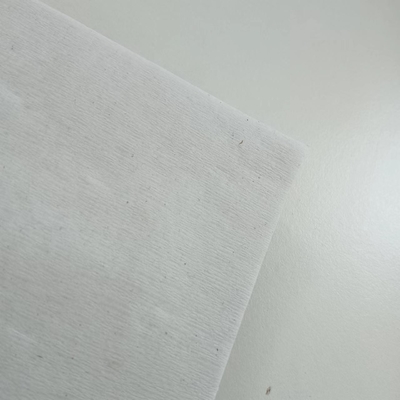 Light Filtering White Pleated Paper Shade Cordless Textile Paper