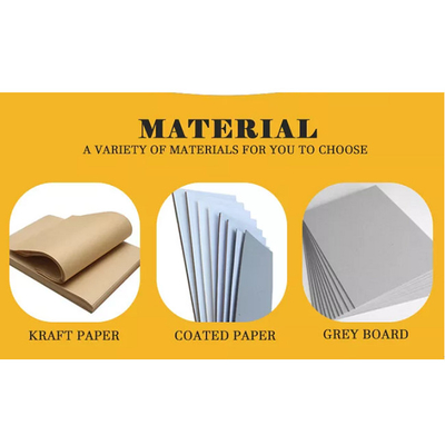 Recycled Wood Pulp White Cardboard Paper T Shirt Folder Board Design Type Color