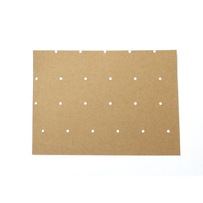 100gsm Cutting Bed Punching Perforated Kraft Paper With Round Hole Recycled Pulp Style